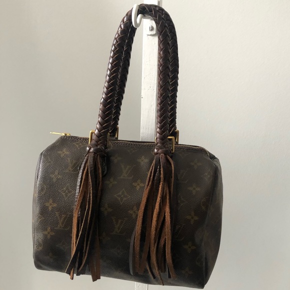 Louis Vuitton Handbags - Louis Vuitton Authentic - Revamped Boho Speedy Bag Chocolate Fringe/Braids Icon